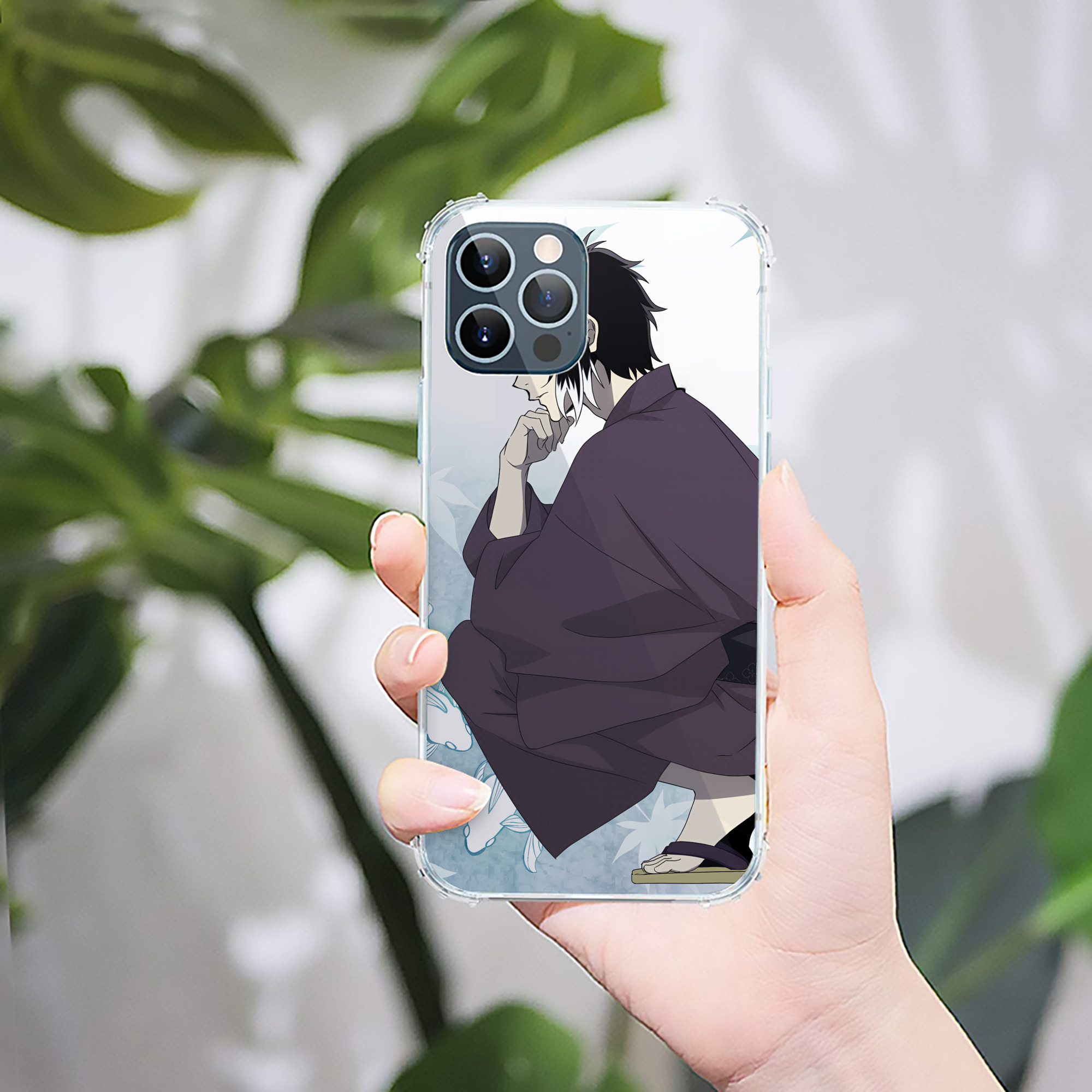 （画像用） 文豪ストレイドッグス Bungo Stray Dogs 【iPhone 12シリーズ対応】透明スマホケース（クリアソフトケース）
